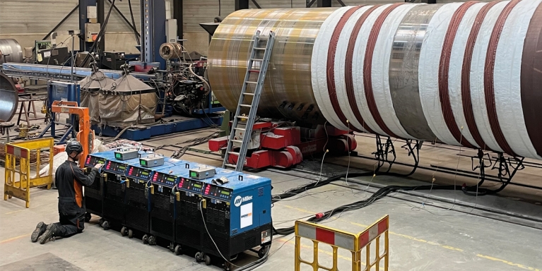 Induqs industriele hal met Miller inductie warmtebehandelingsapparatuur