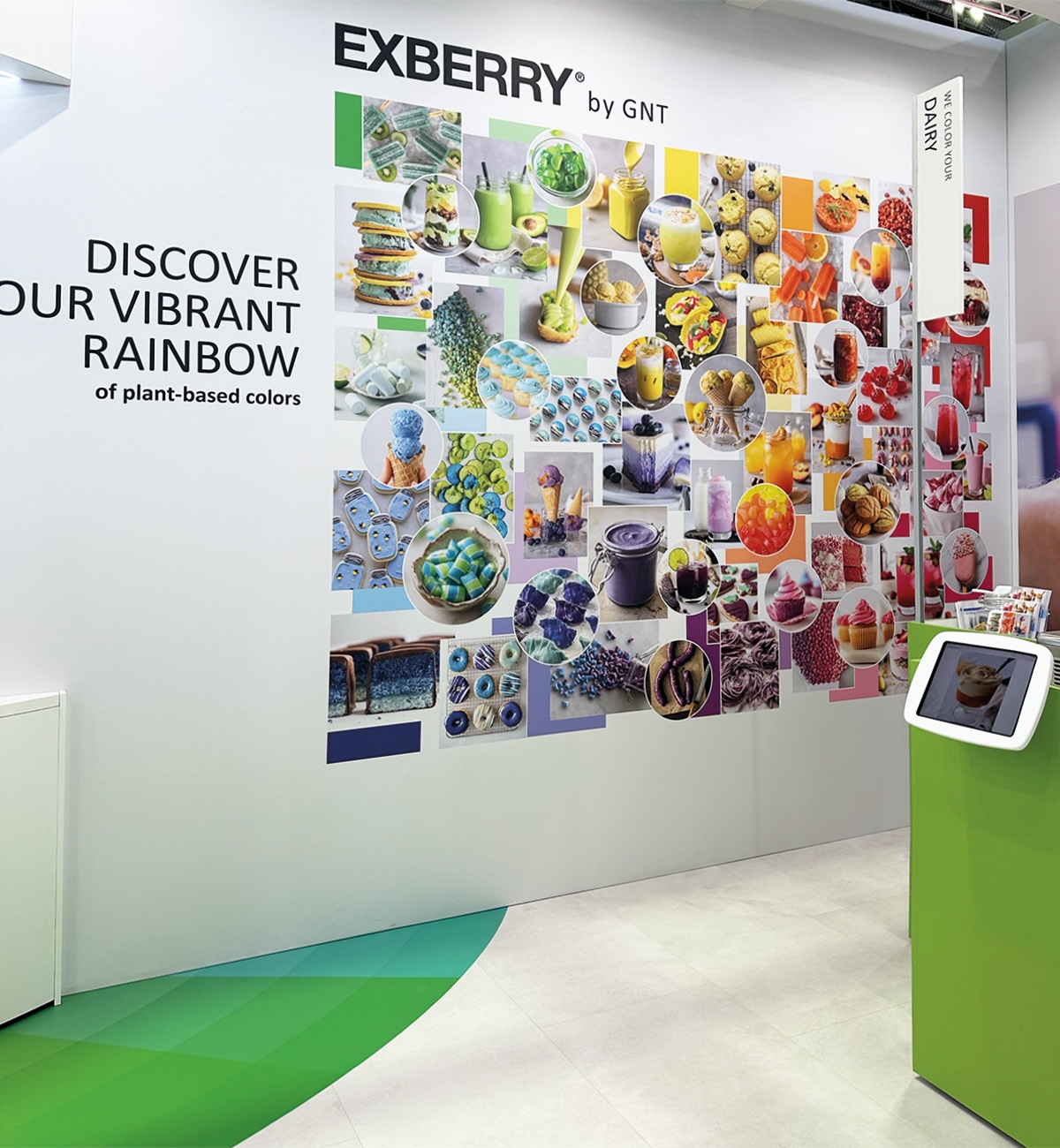 EXBERRY beursstand ontwerp booth Food Ingredients Frankfurt maek creative team 