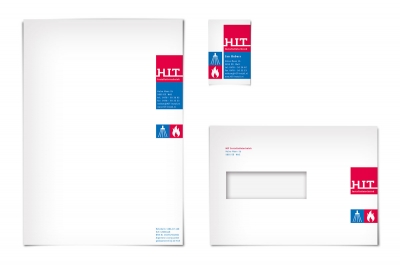 hit portfolio maek huisstijl briefpapier visitekaartje envelop