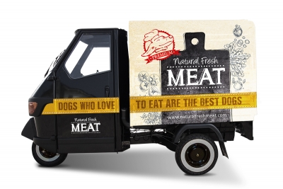 Natural Fresh Meat introductie merk beursstand piaggio_ maek creative team