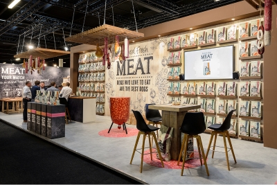 Natural Fresh Meat introductie merk beursstand _ maek creative team