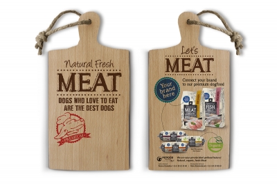 Natural Fresh Meat Voerzak Hondenvoer Flyer _ maek creative team