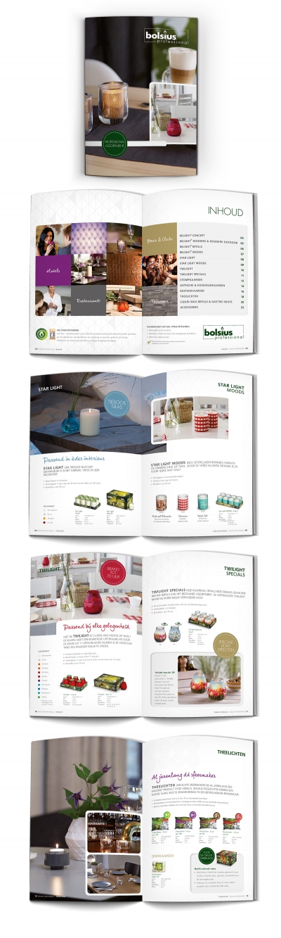 bolsius professional kaarsen portfolio maek brochure