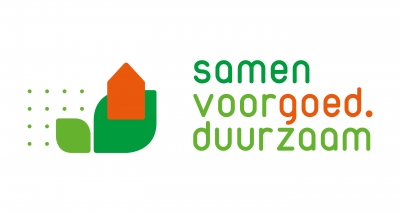 Goed Wonen Samen Voorgoed Duurzaam  concept logo _ maek creative team