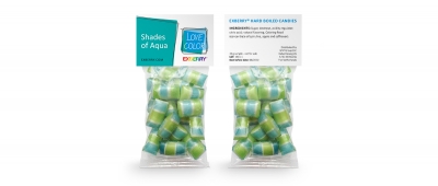 EXBERRY love color blue campagne candy bags  _ maek creative team