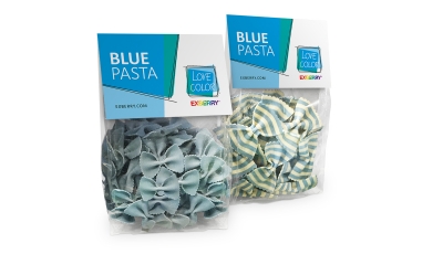 EXBERRY love color blue campagne Blue Pasta  _ maek creative team