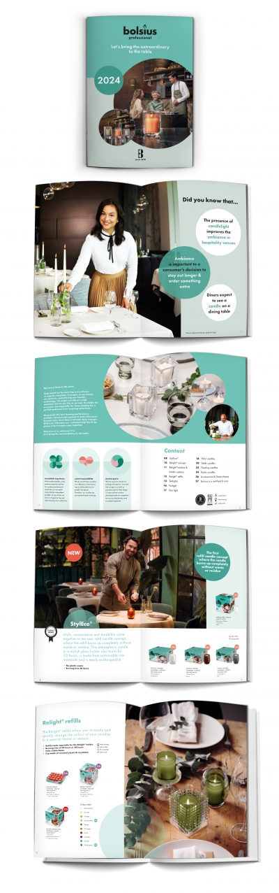 Bolsius professional productbrochure maek creative team