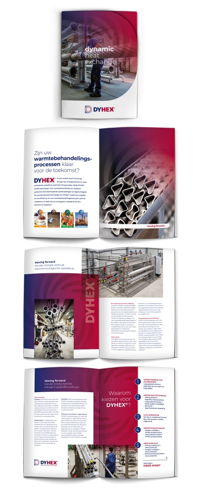 Dyhex corporate brochure maek creative team