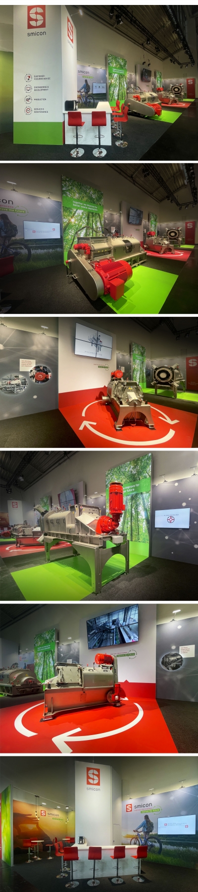 Smicon beursstand IFAT Maek creative team