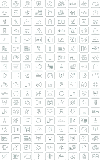 beeldtaal en iconen voor Qlima 